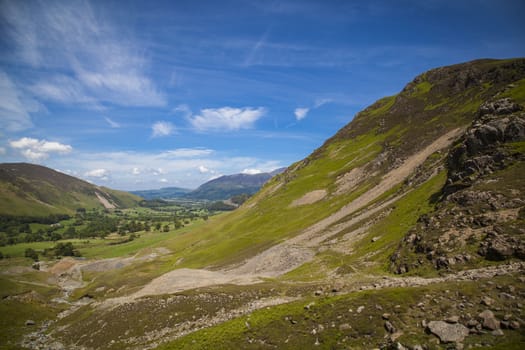 A typical landscape in Lake District, Cumbria