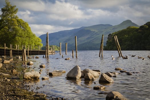 On the shores of Derwentwater near Keswick