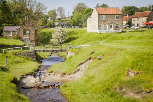 Typical village in North York Moors National Park