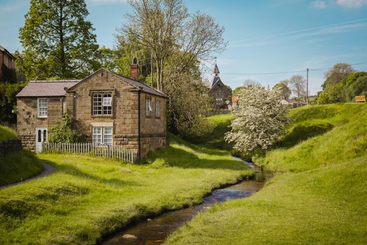 Typical village in North York Moors National Park