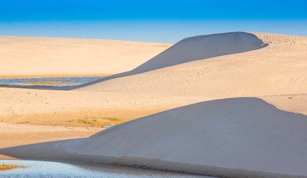 Unspoilt sand dunes at the Gamtoos River mouth in South Africa
