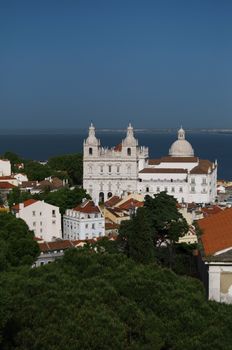 lisbon city portugal church landmark architecture