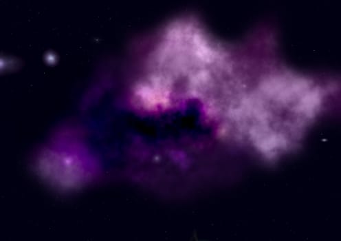 Star field in space a nebulae and a gas congestion. "Elements of this image furnished by NASA".