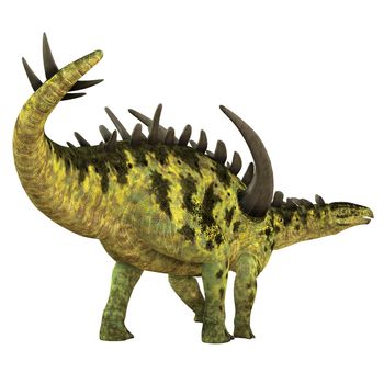 Gigantspinosaurus was a herbivorous Stegosaur dinosaur that lived in the Jurassic Age of China.