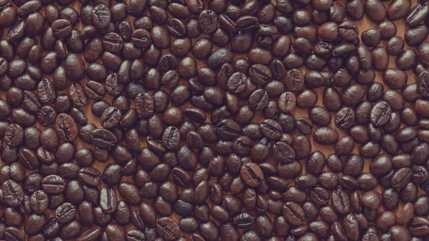 Roasted coffee beans.For art texture or web design and web background.