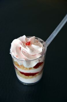 Picture of a birthday Cupcakes in a plastic cans