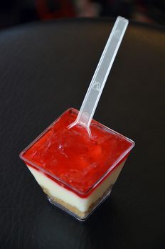 Picture of a birthday Cupcakes in a plastic cans