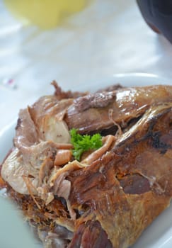 Oicture of a a grilled lamb meat. Food concept