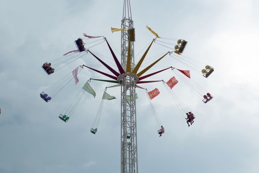 Giant Swing Ride on Fair