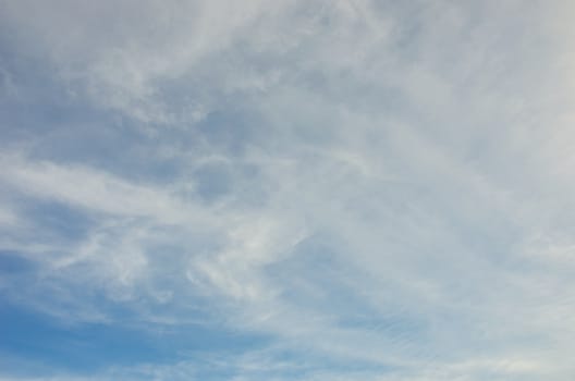 Blue sky background with cloudy