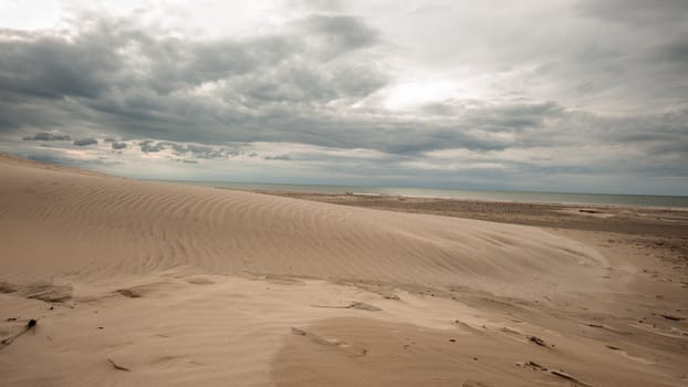 Image from the coastline of Tversted in Denmark