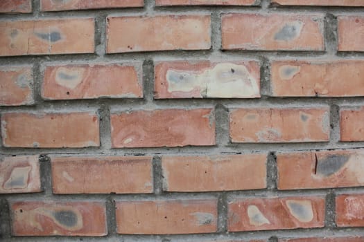 Brick wall texture for background.