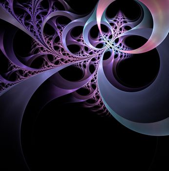 Computer generated fractal artwork for design