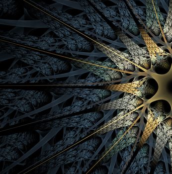 Computer generated fractal artwork for design