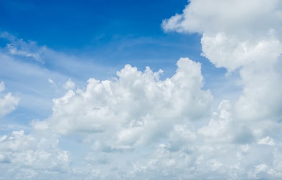 Nice cloud in blue sky, Summer time