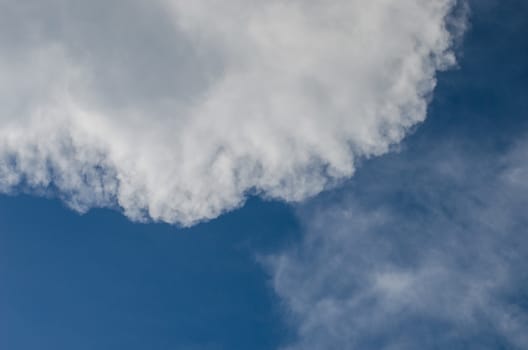 Summer cloud in blue sky, Thailand