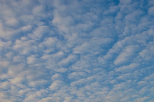 Nice clouds with sunrise light