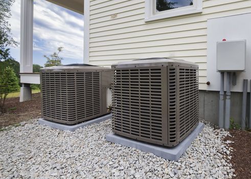 HVAC heating and air conditioning residential units