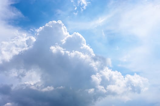 Nice clouds in blue sky