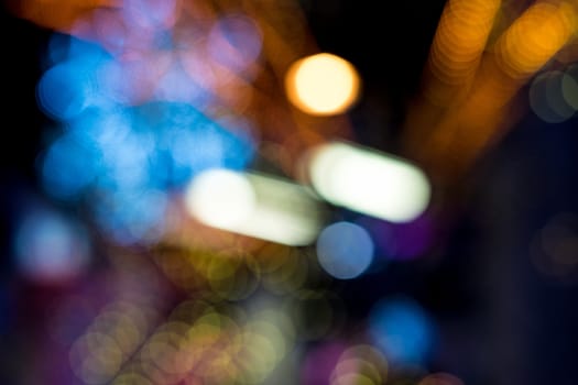 Abstract colorful lighting bokeh background