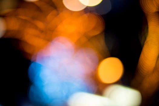 Abstract colorful lighting bokeh background