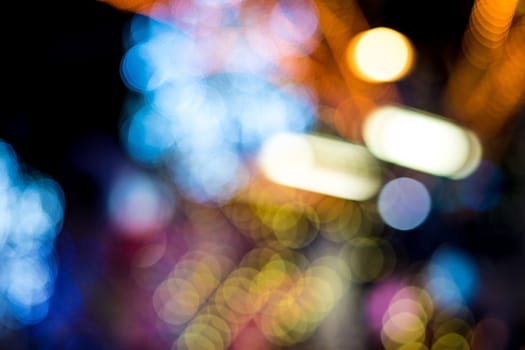 Abstract colorful lighting bokeh background