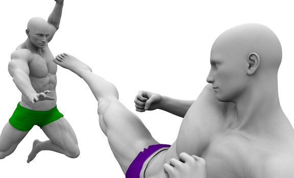 Self Defence or Self Defense Techniques in a Fight