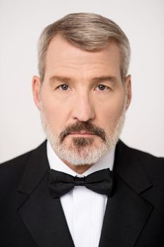 Portrait of a senior businessman posing to camera