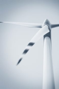 Windmill conceptual image. Close up of a windmills.