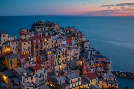 Manarola at sunset