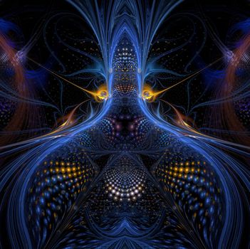 Computer generated fractal artwork for design, art and entertainment
