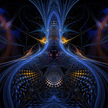 Computer generated fractal artwork for design, art and entertainment