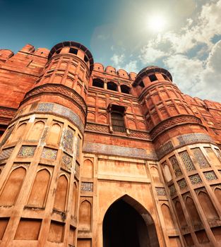 Agra Fort, is a monument, a UNESCO World Heritage site located in Agra, Uttar Pradesh, India. The fort can be more accurately described as a walled city.
