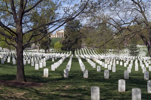 The Arlington National Cemetery in Virginia; USA