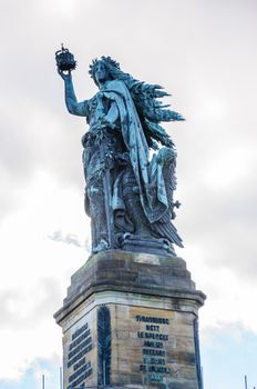 Niederwald monument near Ruedesheim in Rheinland-Pfalz, Germany