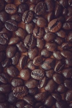 Roasted coffee beans.For art texture or web design and web background.