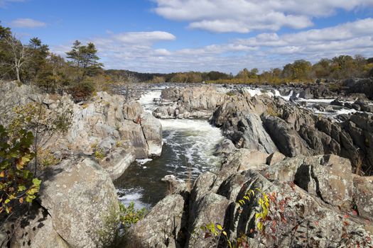 Great Falls Park on Potomac River, Virginia, USA