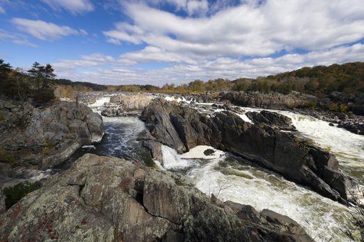 Great Falls Park on Potomac River, Virginia, USA