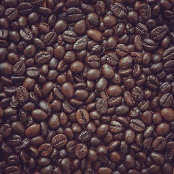 Roasted coffee beans.For art texture or web design and web background.