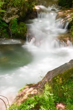 Rapids in the stream near Gostilje waterfall