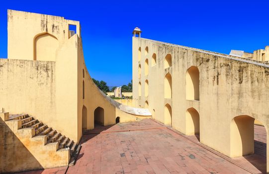 Jantar Mantar observatory complex in Jaipur, Rajasthan, India, Asia