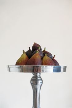 Figs on a silver pedestal 