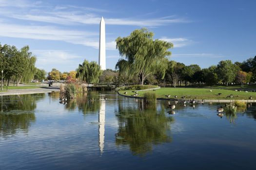 Washington Monument at Sunset