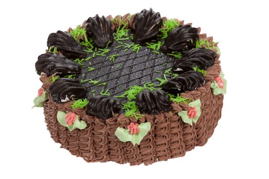Cake on isolated background