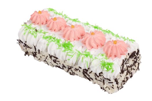 Cake on isolated background