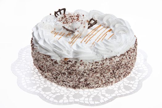 Cake on isolated white background