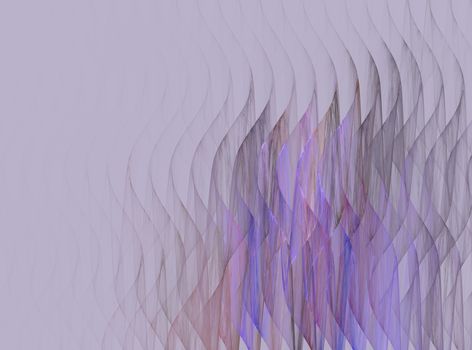 abstract fractal wave pattern on lilac background