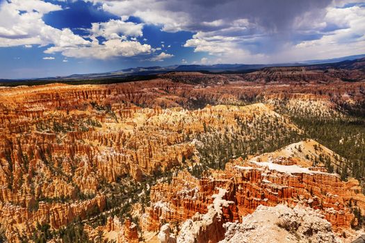 Storm Coming Amphitheater Hoodoos Bryce Point Bryce Canyon National Park Utah 