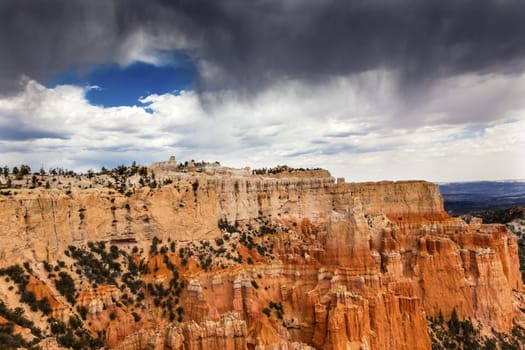 Rainy Storm Hoodoos Bryce Point Bryce Canyon National Park Utah 