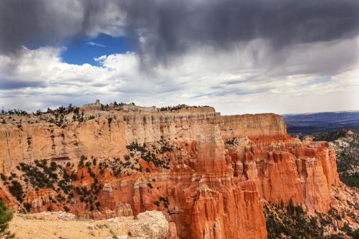 Rainy Storm Hoodoos Bryce Point Bryce Canyon National Park Utah 